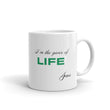 Eternally Fit - Giver of Life - White glossy mug